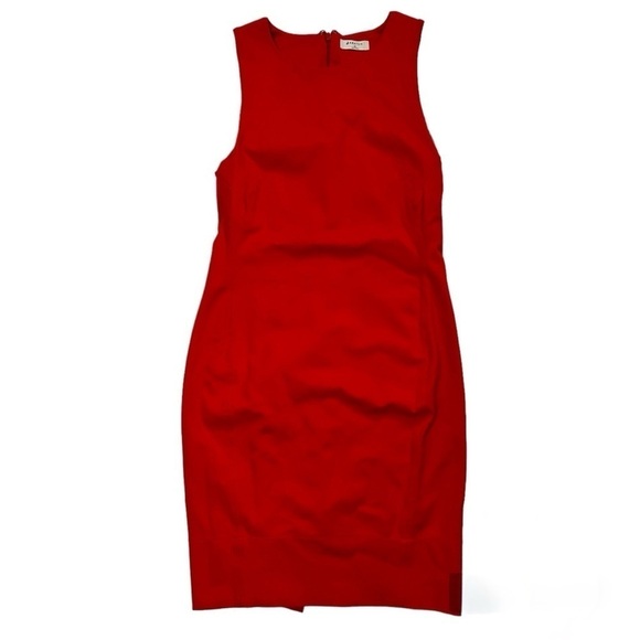ARITZIA BABATON Miguel Dress Red Sheath 10 - Picture 1 of 6